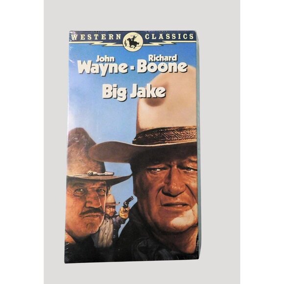 Big Jake John Wayne Richard Boone VHS Sealed 1992 Color Western Classic - Picture 1 of 3